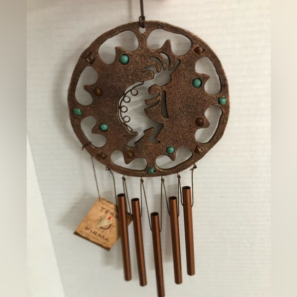 Metal Kokopelli Musical Piper Wind Chime - Picture 4 of 10